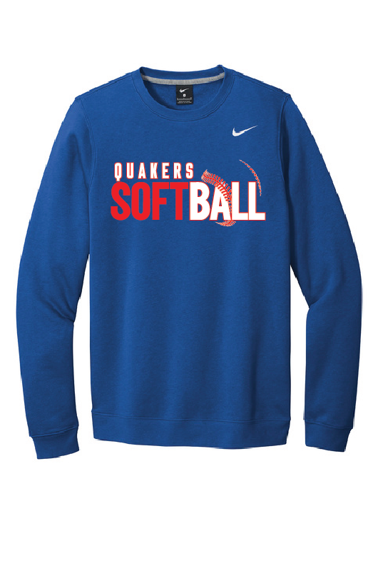 Plainfield Softball Nike Crew Neck Fleece