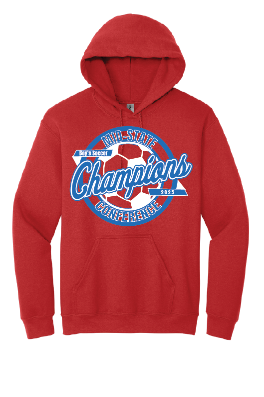 PCMS Boy's Soccer Conference Champs Hoodie