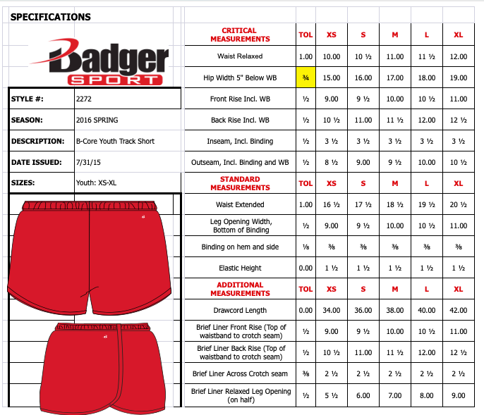 Cascade Middle School Cross Country Shorts (Youth, Unisex, Womens)
