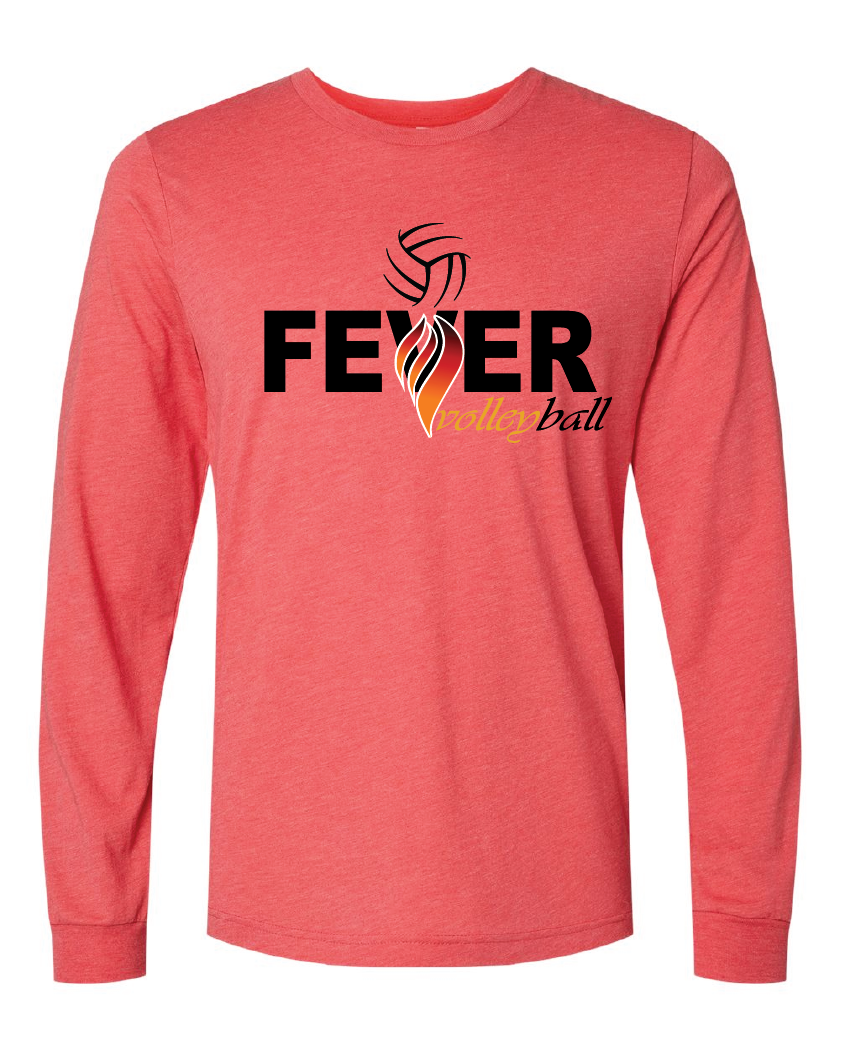 Fever Volleyball Bella Canvas Long Sleeve Shirt