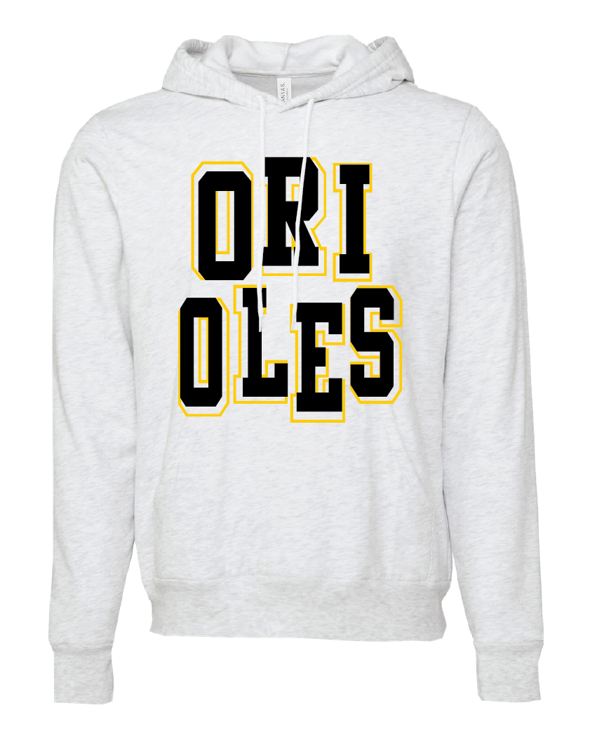 Orioles Scramble Hoodie (Bella Canvas)