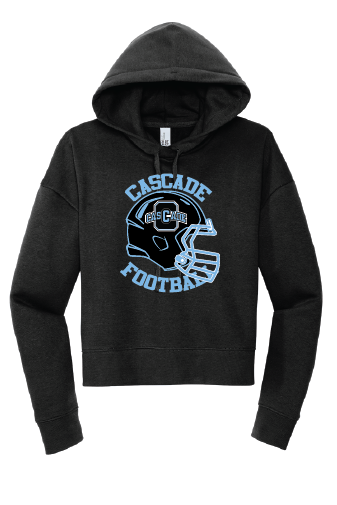 Cascade Football Crop Hoodie