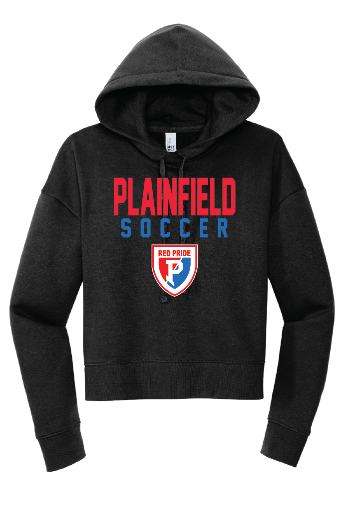 Plainfield Soccer Crop Hoodie
