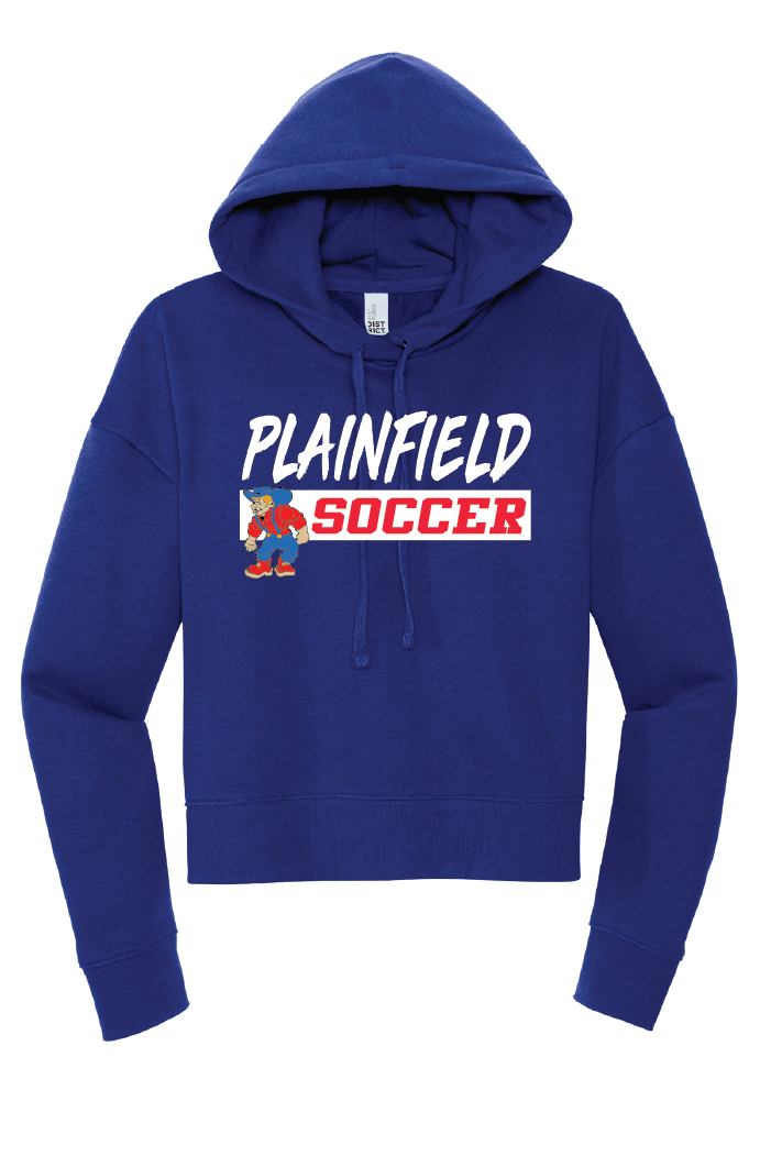 Plainfield Soccer Crop Hoodie