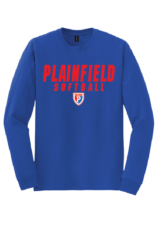 8th Grade Required Plainfield Softball Long Sleeve 50/50