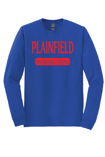 Plainfield Swim and Dive Long Sleeve 50/50