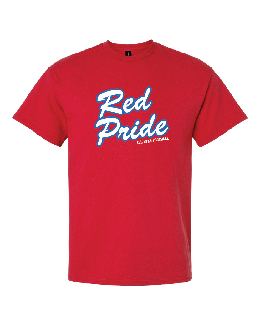 Plainfield Red Pride Football All Stars TShirt