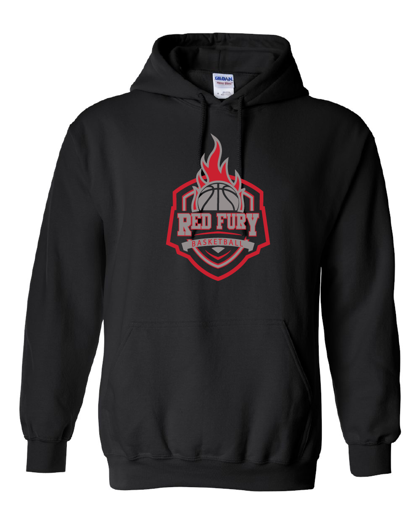 Red Fury Basketball 50/50 Hoodie