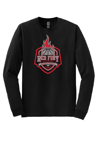 Red Fury Basketball 50/50 Long Sleeve