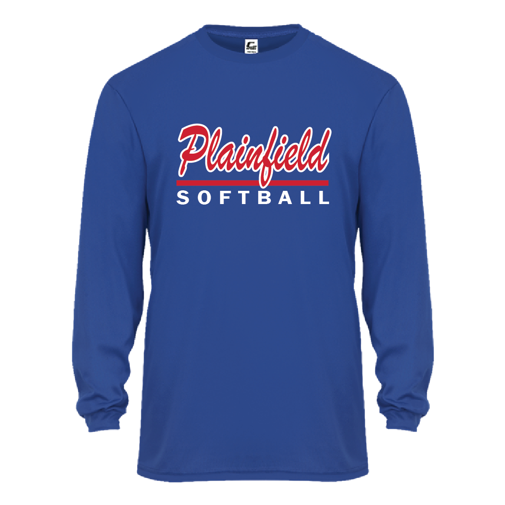 Plainfield Softball Long Sleeve Shirt Youth and Adult