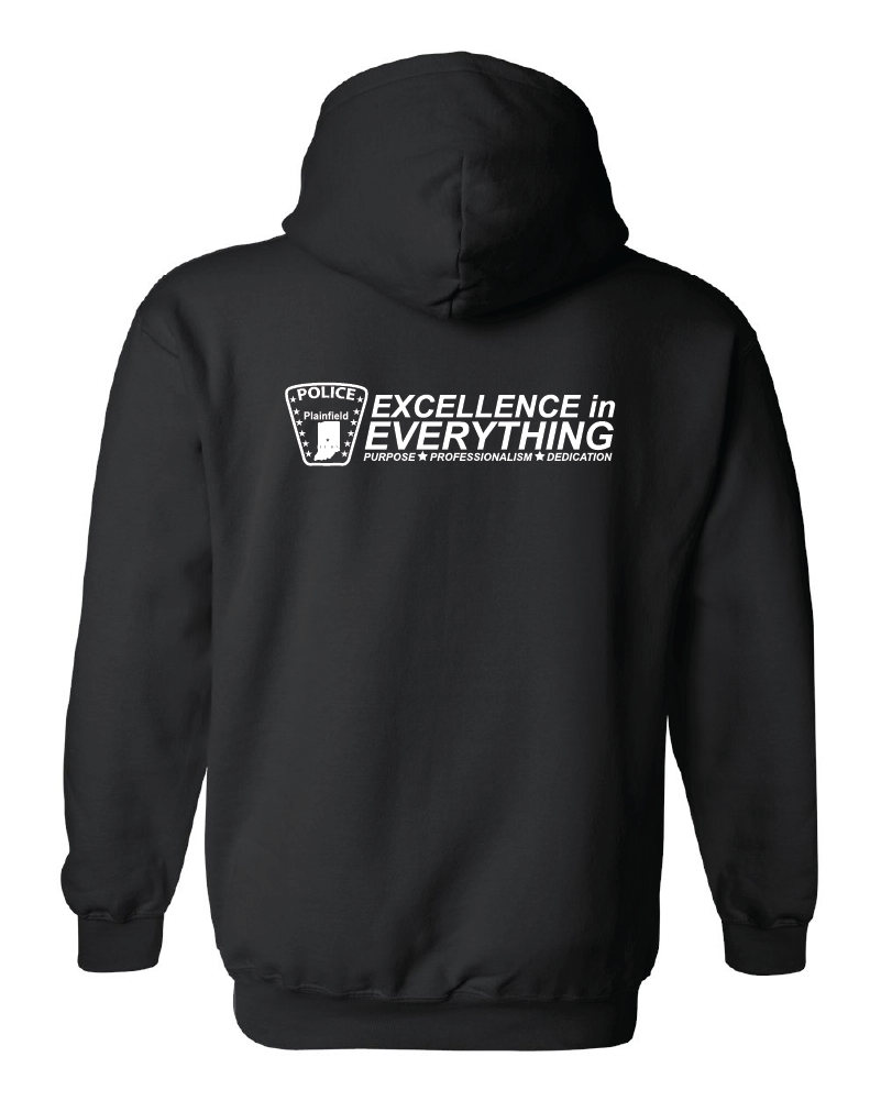 Plainfield Police Department Hoodie 50/50