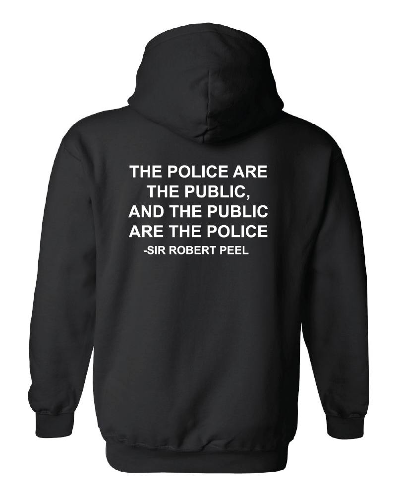 Plainfield Police Department Hoodie 50/50