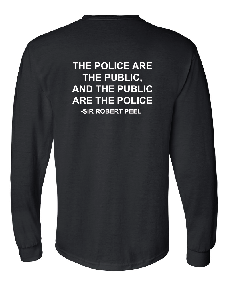 Plainfield Police Department Long Sleeve Shirt 50/50
