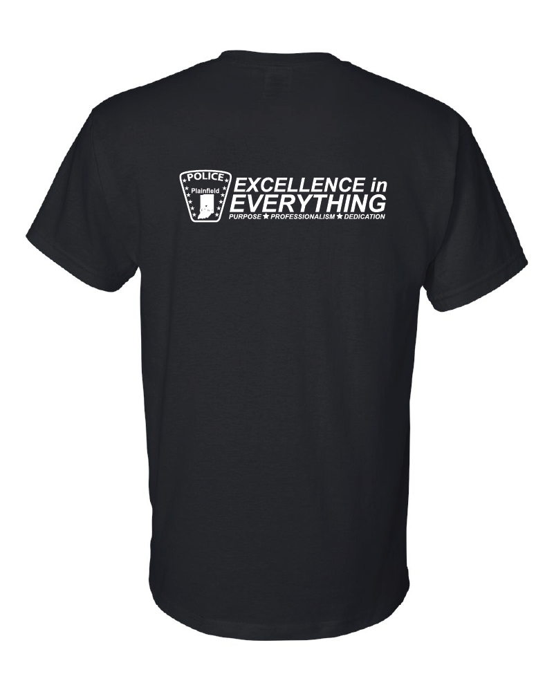 Plainfield Police Department TShirt 50/50