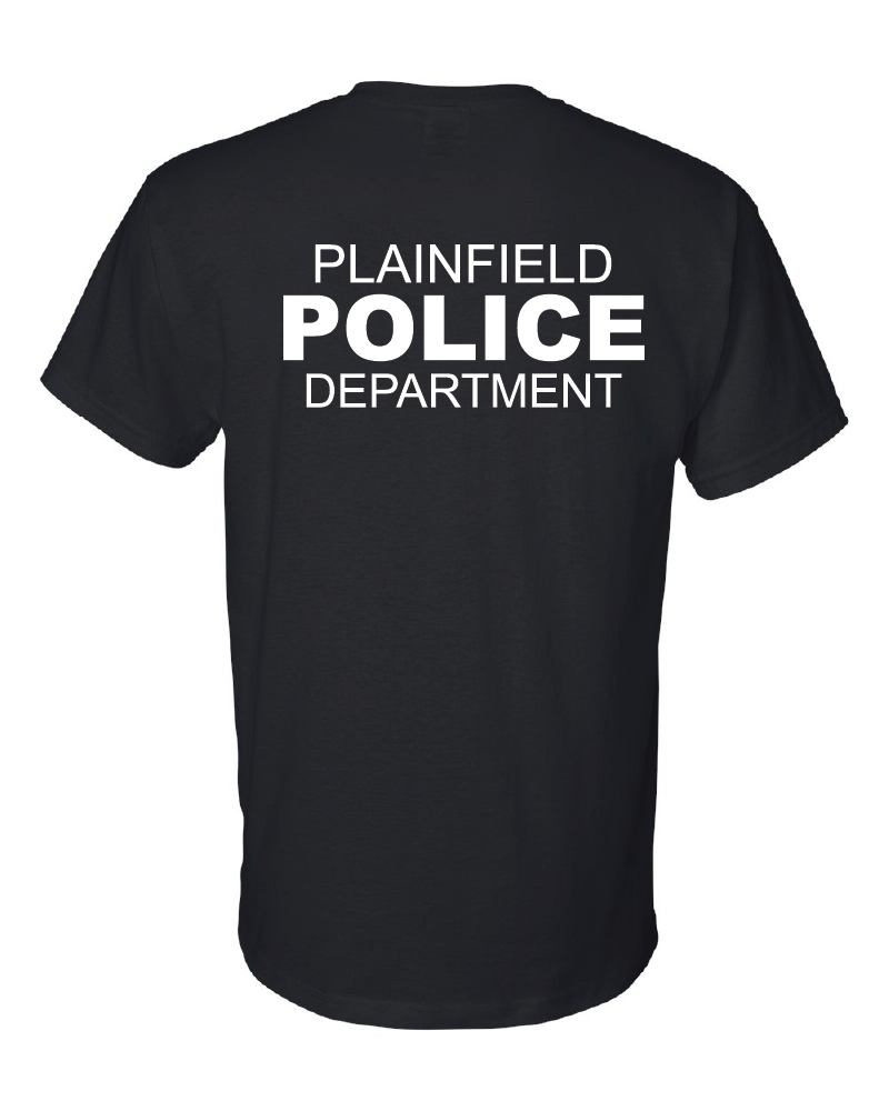 Plainfield Police Department TShirt 50/50