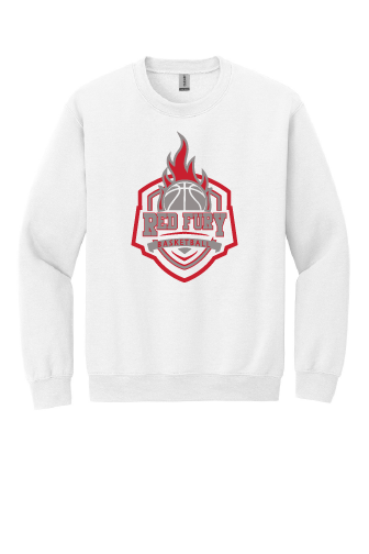 Red Fury Basketball Crew Neck Fleece