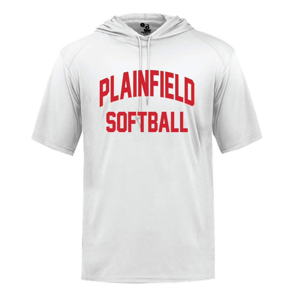 Plainfield Softball Dri Fit Short Sleeve Hoodie