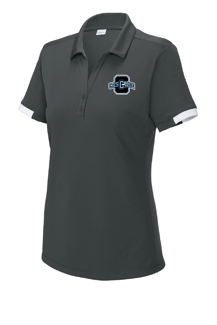 Cascade Sport Tek Womens Club Colorblock Polo