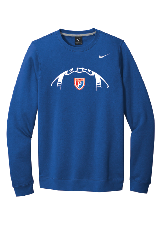 Plainfield Football Nike Crew Neck Fleece