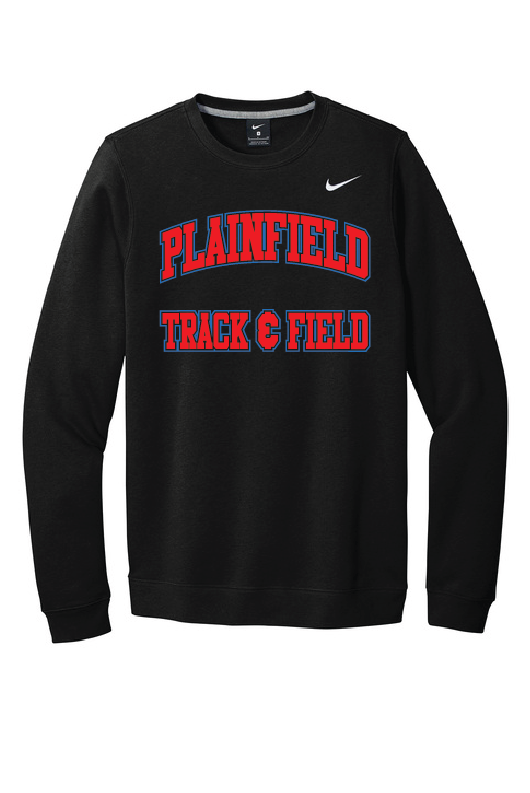 Plainfield Track & Field Nike Crew Neck Fleece