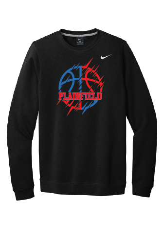 Plainfield Basketball Nike Crew Neck Fleece