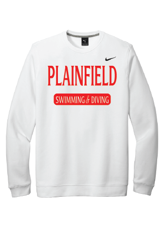Plainfield Swim and Dive Nike Crew Neck Fleece