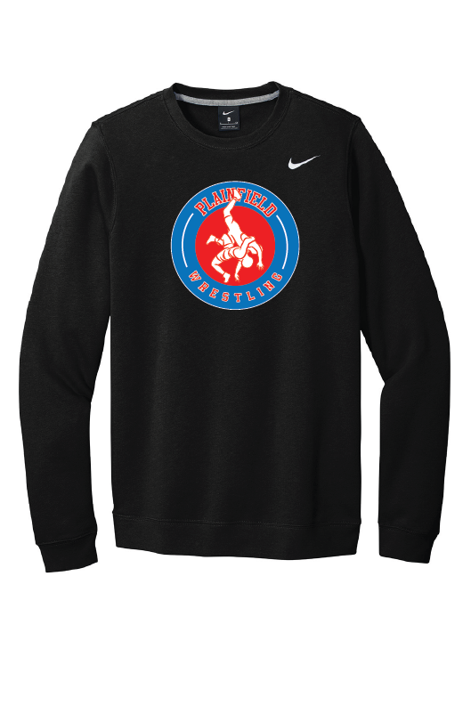 Plainfield Wrestling Nike Crew Neck Fleece