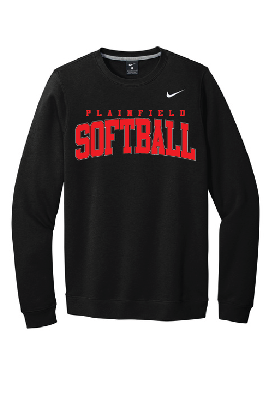 Plainfield Softball Nike Crew Neck Fleece