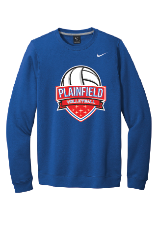Plainfield Volleyball Nike Crew Neck Fleece
