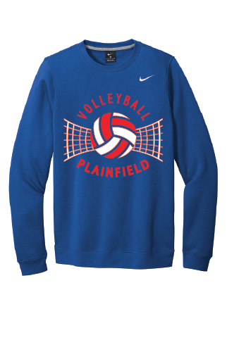 Plainfield Volleyball Nike Crew Neck Fleece