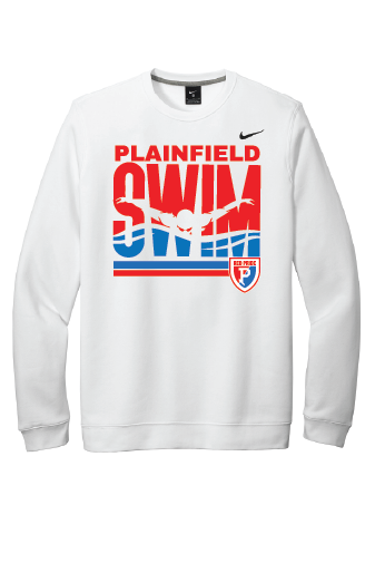 Plainfield Swim and Dive Nike Crew Neck Fleece