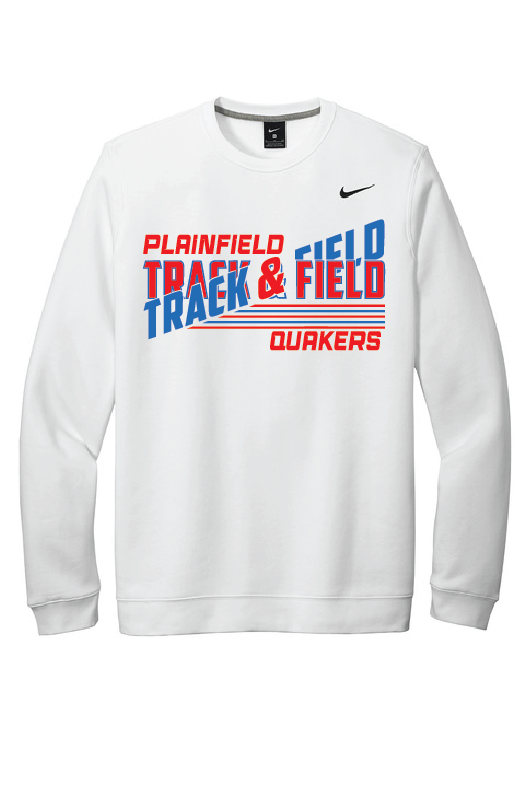 Plainfield Track & Field Nike Crew Neck Fleece