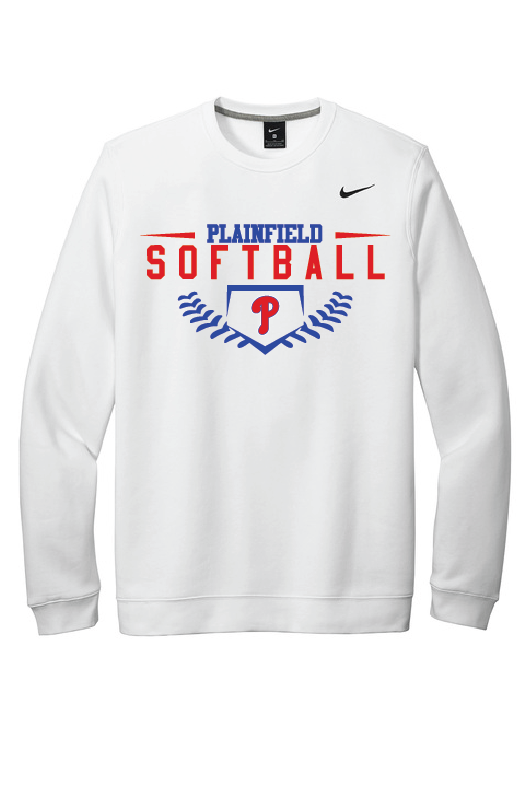 Plainfield Softball Nike Crew Neck Fleece