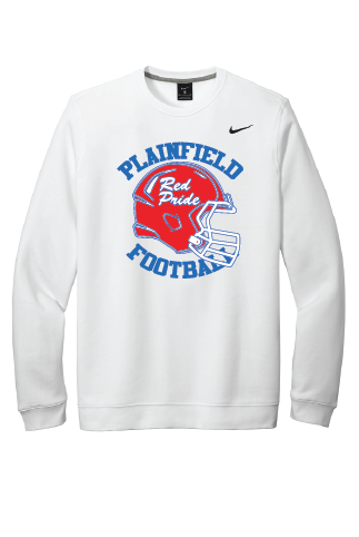 Plainfield Football Nike Crew Neck Fleece