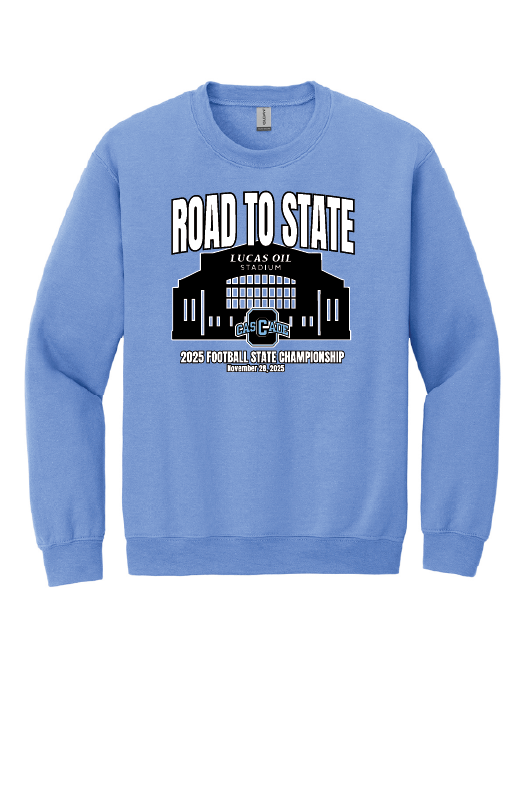 Cascade Football Road To State Crew Neck Fleece