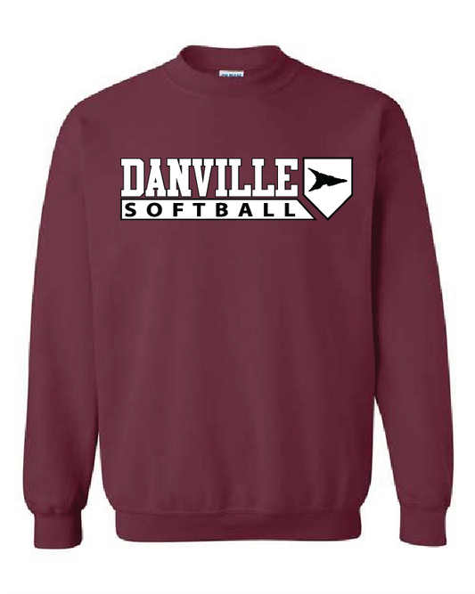 Danville Softball Crew Neck Fleece