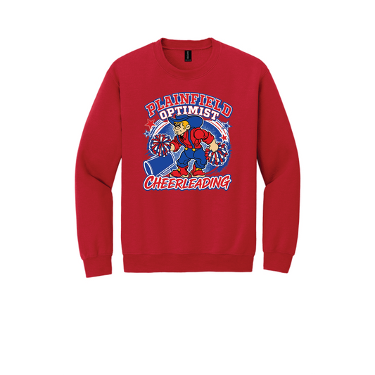 Plainfield Optimist Cheer Crew Neck Fleece