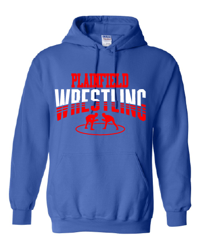 Plainfield Wrestling 50/50 Hoodie
