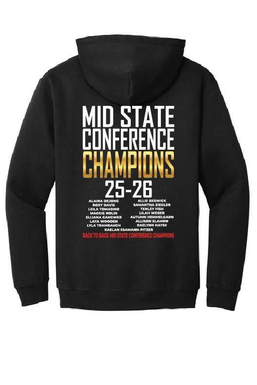 PCMS Softball 8th Grade Conference Champs 50/50 Hoodie