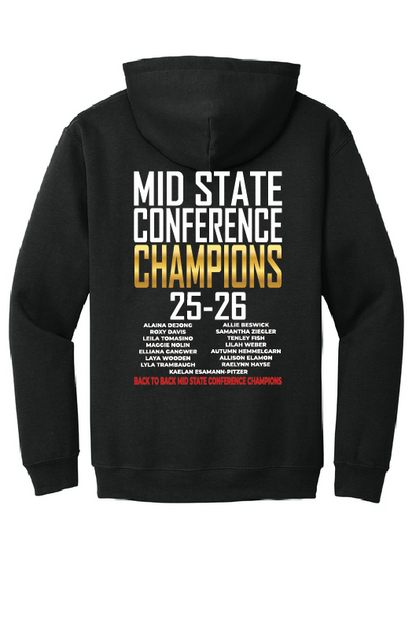 PCMS Softball 8th Grade Conference Champs 50/50 Hoodie