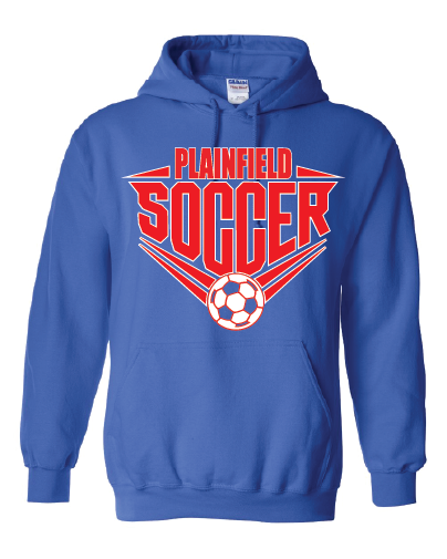 Plainfield Soccer 50/50 Hoodie