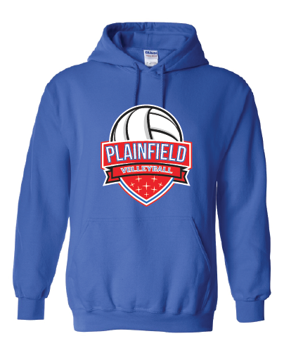 Plainfield Volleyball 50/50 Hoodie