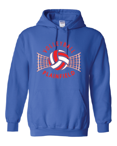Plainfield Volleyball 50/50 Hoodie