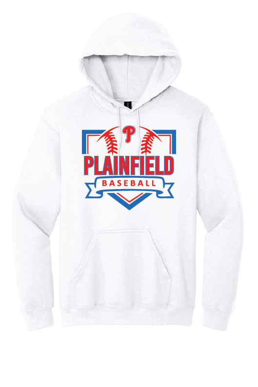 Plainfield Baseball 50/50 Hoodie (Youth and Adult)