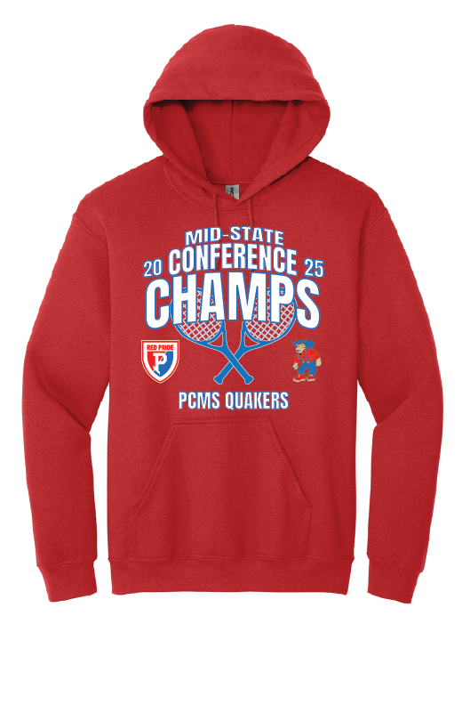 PCMS Tennis Conference Champs Hoodie