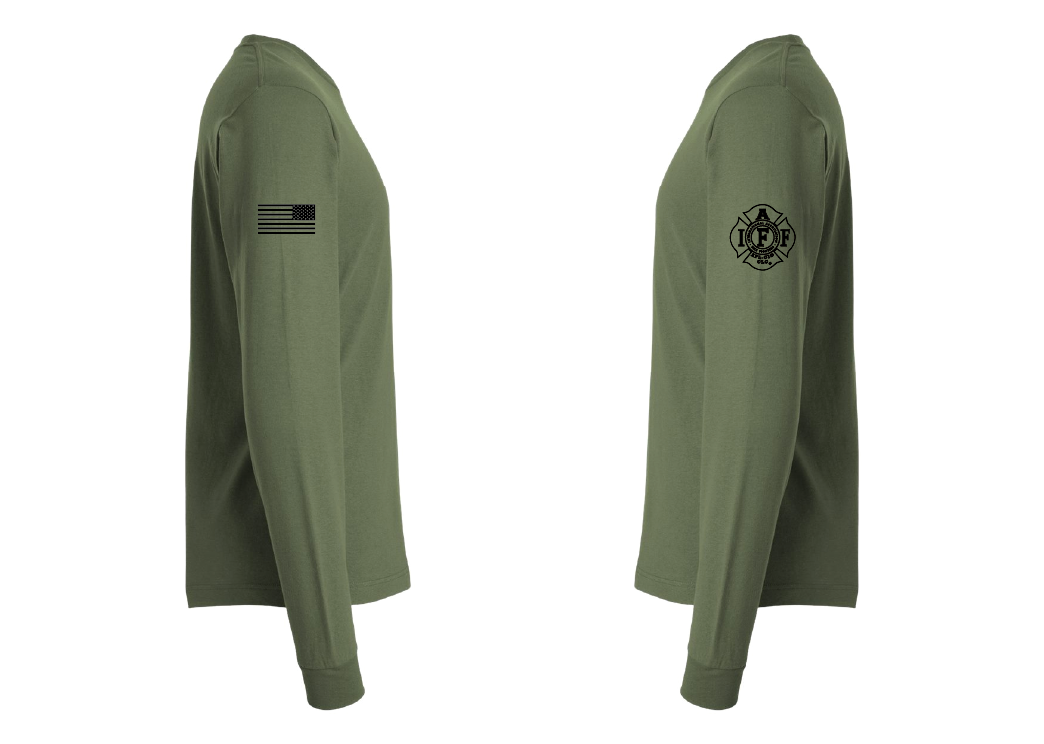 ARS Long Sleeve 50/50 Shirt Military Green