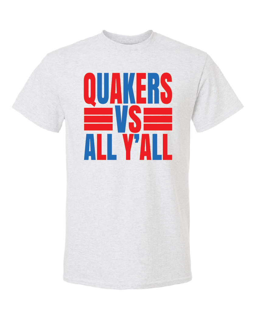 Plainfield Quakers vs. All Yall Shirt (Bella Canvas)