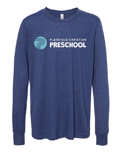 Plainfield Christian Preschool Triblend Long Sleeve Tee (Youth)