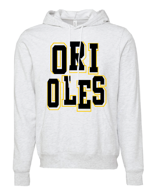Orioles Scramble Hoodie (Bella Canvas)