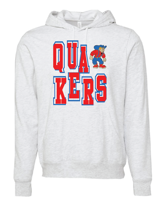 Quakers Scramble Hoodie (Bella Canvas)